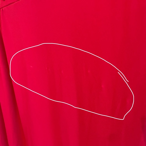 MICHAEL KORS NWT Sleeveless Astor Studded Front Slit Sheath Dress - Red Size 2X - Picture 6 of 12